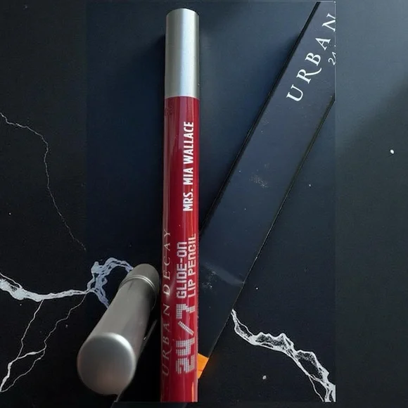 Urban Decay Pulp Fiction MRS. MIA WALLACE 24/7 Glide-on Lip Pencil. NEW IN BOX. - Picture 9 of 13